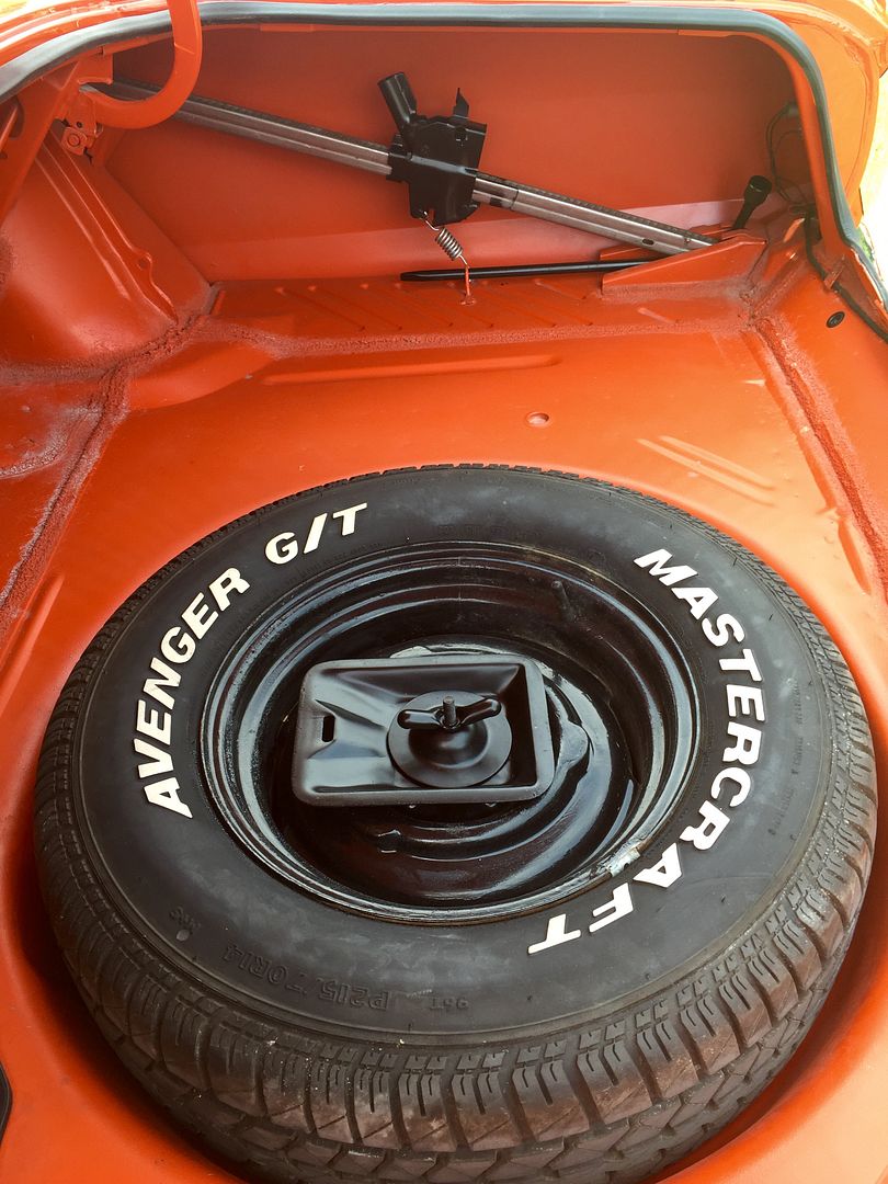 How to Mount Spare Tire on a 1969 Dart 340 GTS For A Bodies Only
